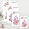 Designart - Bouquet of Pink and Purple Flowers I - Farmhouse Canvas Wall Art Print